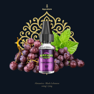 Almassiva Black Lebanese 10 mg | 17 mg NicSalt Liquid – Traube & Frische‑Kick
