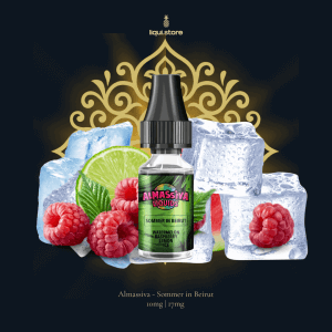 Almassiva Sommer in Beirut 10 mg | 17 mg NicSalt Liquid – Fruchtig. Eisig. Sommer
