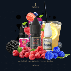 Menthol Kick – 3er-NicSalt-Set | Fruchtig & eiskalt