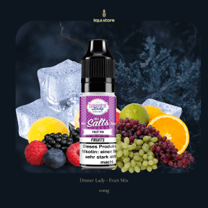 Dinner Lady Fruit Mix 10 mg | 20 mg NicSalt Liquid – Vielfältiger Fruchtcocktail