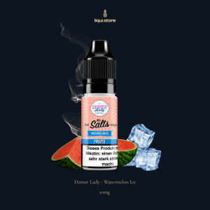 Dinner Lady Watermelon Ice 10 mg | 20 mg NicSalt Liquid – Fruchtig‑kühl & erfrischend