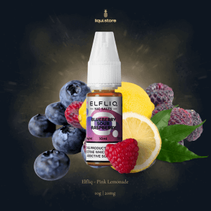 Elfliq Blueberry Sour Raspberry 10 mg | 20 mg NicSalt Liquid – Beerig-säuerliche Kick-Session