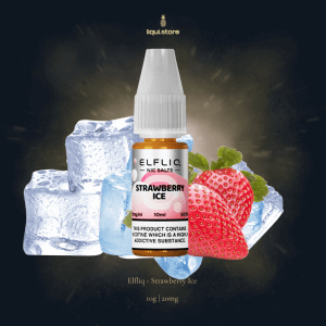 Elfliq Strawberry Ice 10 mg | 20 mg NicSalt Liquid – Fruchtig-kühles Erdbeer-Vergnügen