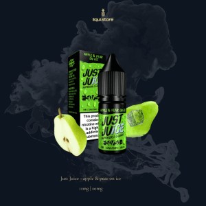 Just Juice Apple & Pear on Ice 11 mg | 20 mg Nikotinsalz Liquid – Fruchtig & kühl