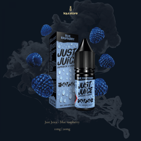 Just Juice Blue Raspberry – 11 mg | 20 mg Nikotinsalz Liquid – Fruchtig & intensiv