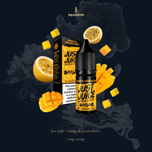 Just Juice Mango & Passion Fruit – 11 mg | 20 mg Nikotinsalz Liquid – Exotisch & süß