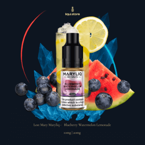 Maryliq Blueberry Watermelon Lemonade 10 mg | 20 mg NicSalt Liquid – Soda-inspirierter Fruchtkick