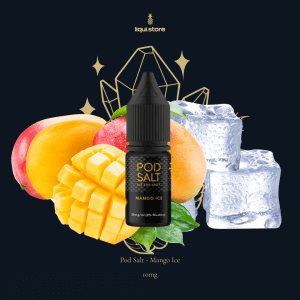 Pod Salt Mango Ice 10 mg | 20 mg NicSalt Liquid – Tropischer Mango-Kick mit klarer Frische