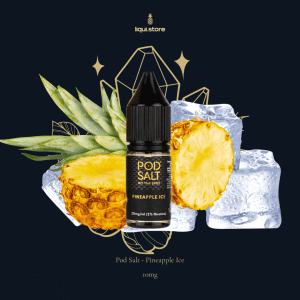 Pod Salt Pineapple Ice 10 mg | 20 mg NicSalt Liquid – Tropisch-frischer Ananas-Kick