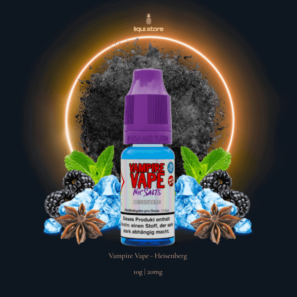 Vampire Vape Heisenberg 10 mg | 20 mg Liquid – Beerenkühl-Klassiker