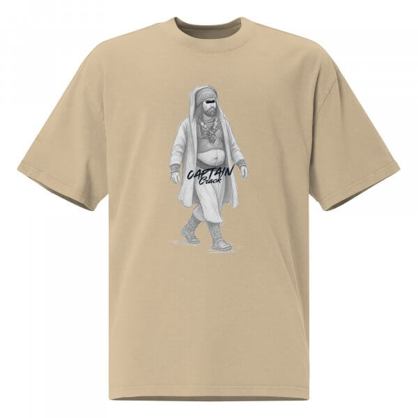 Liqui - Captain Crack oversized faded t-shirt