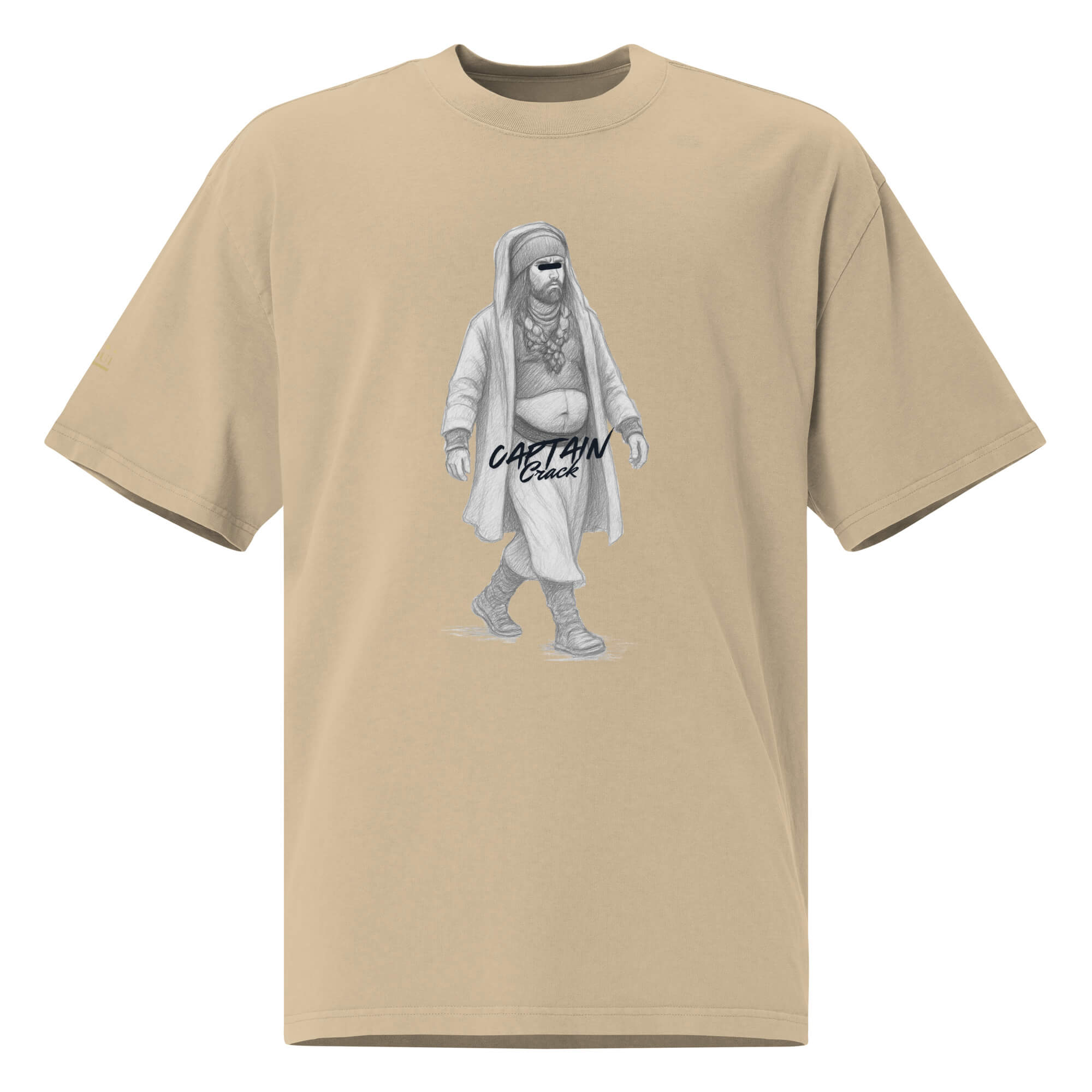 Liqui - Captain Crack oversized faded t-shirt