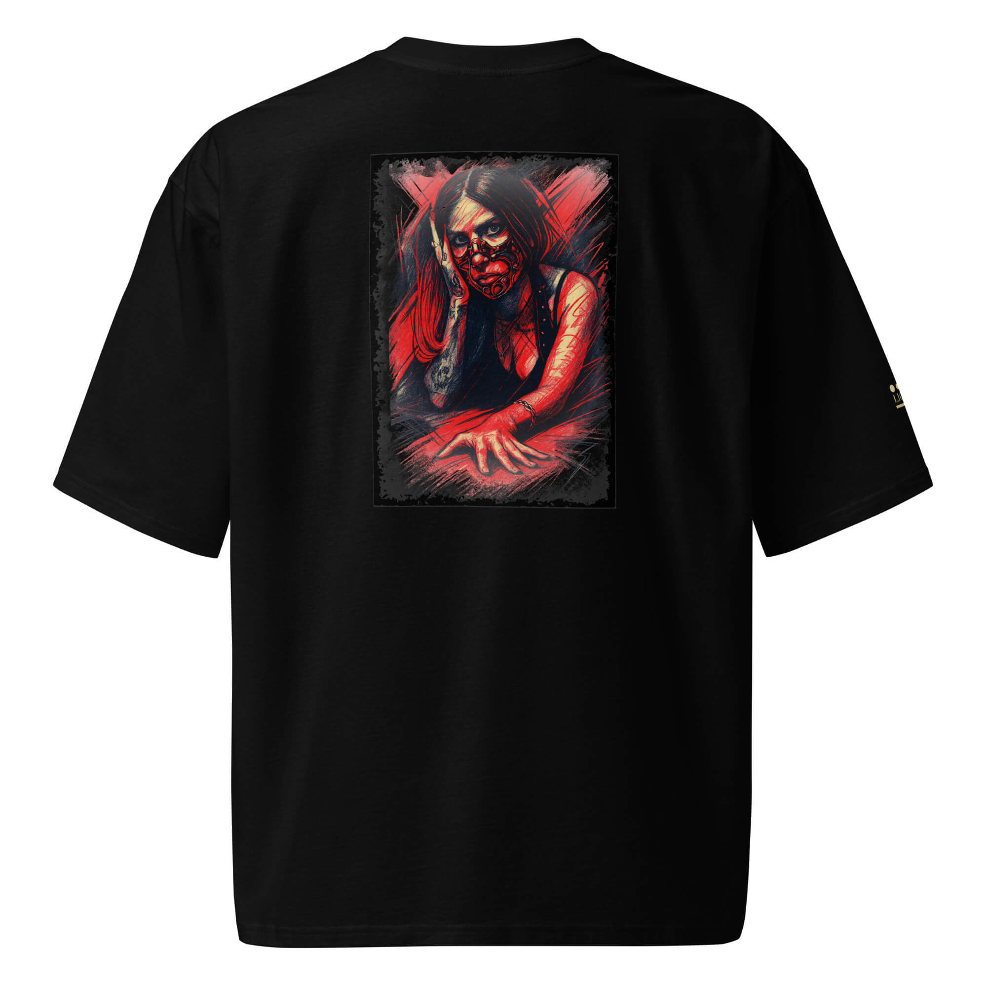 Liqui - No Mercy Oversized heavyweight t-shirt – Bild 2