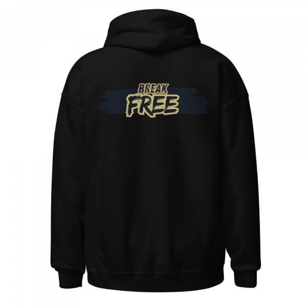 Liqui - Break Free Unisex Hoodie – Bild 2