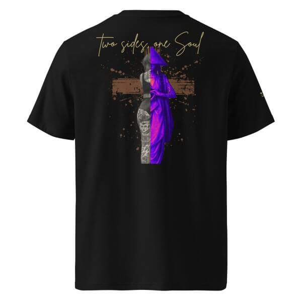 liqui - two sides, one soul Unisex organic cotton t-shirt – Bild 2