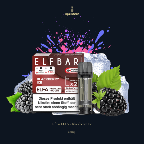 Elfbar ELFA Pod – Blackberry Ice 20mg