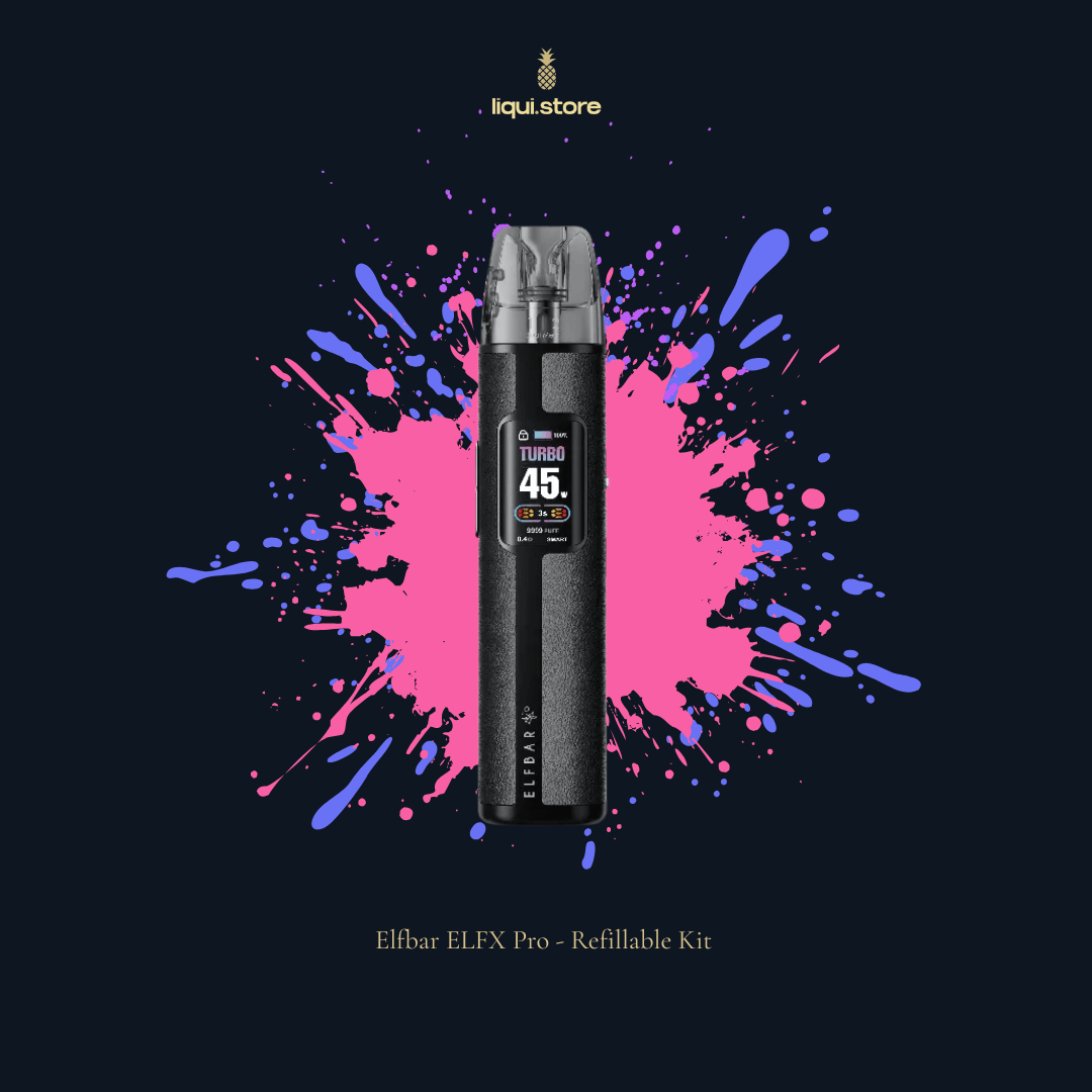 Elfbar – ELFX Pro Refillable Kit – 1 200 mAh Pod-System – 0,6 & 0,8 Ω Pods inklusive