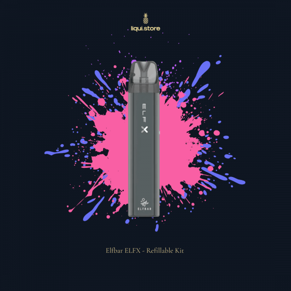 Elfbar ELFX Refillable Kit – 1000 mAh Pod-System mit 2 Pods (0,6 & 0,8 Ω) – MTL & RDTL