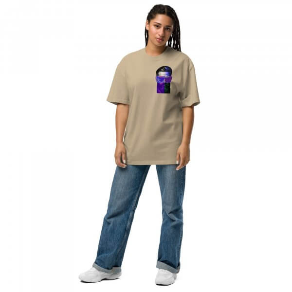 Liqui - Layers of real Oversized faded t-shirt – Bild 7