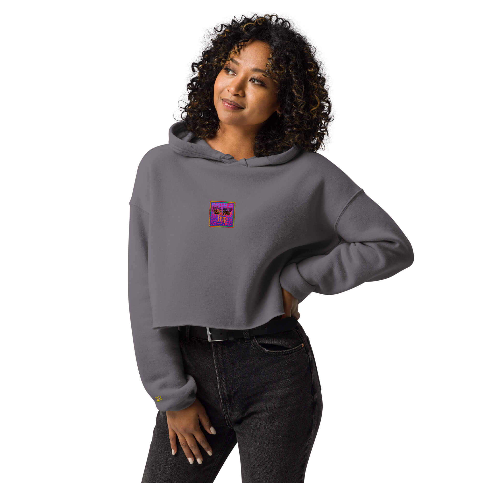Liqui - Take your Trip Crop-Hoodie – Bild 5
